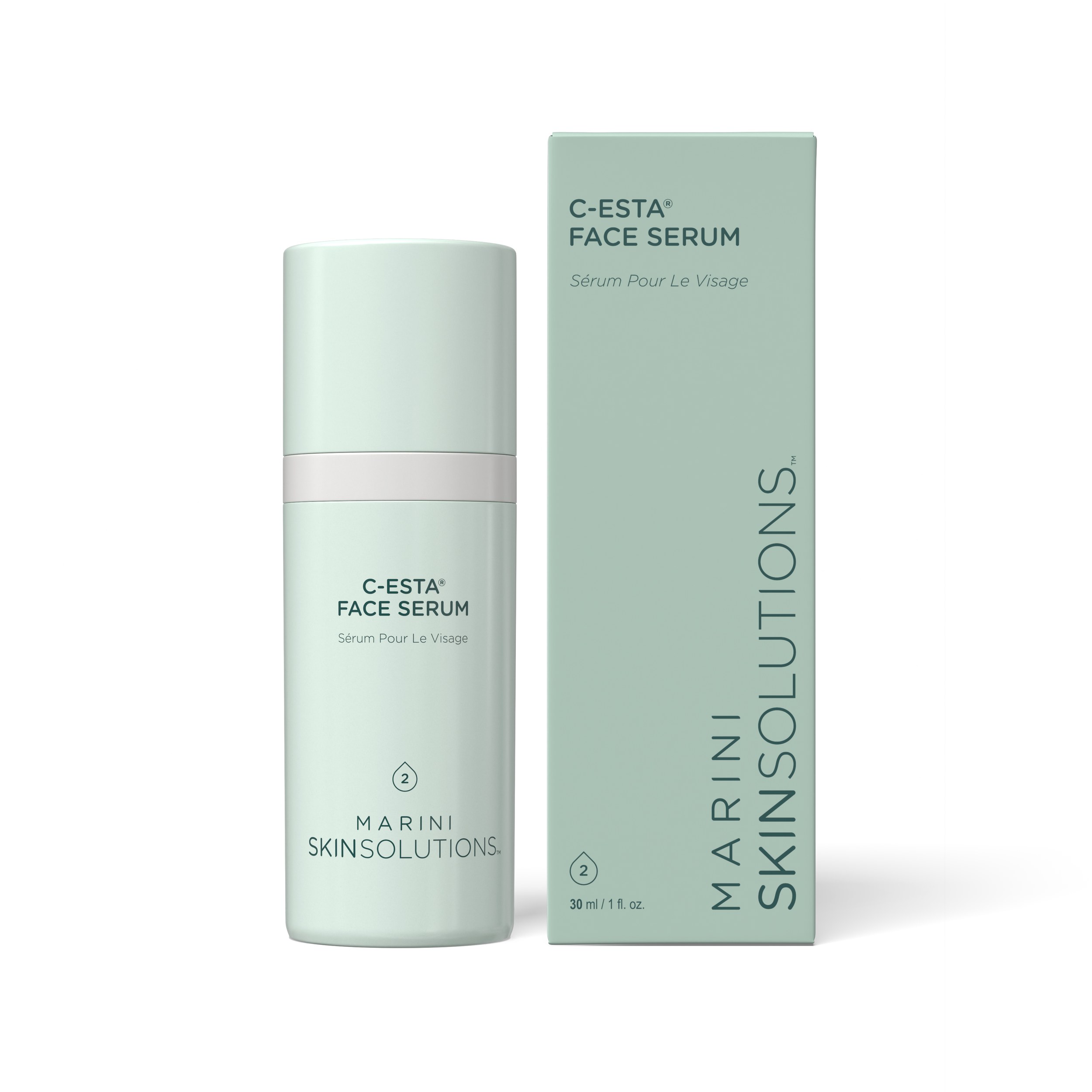 C-ESTA: vitamina C con DMAE para firmeza, luz y retinol