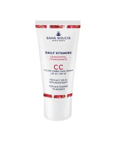 Sans Soucis Cc Cream Color Correction Anti-Redness Spf 20 - Pomegranate