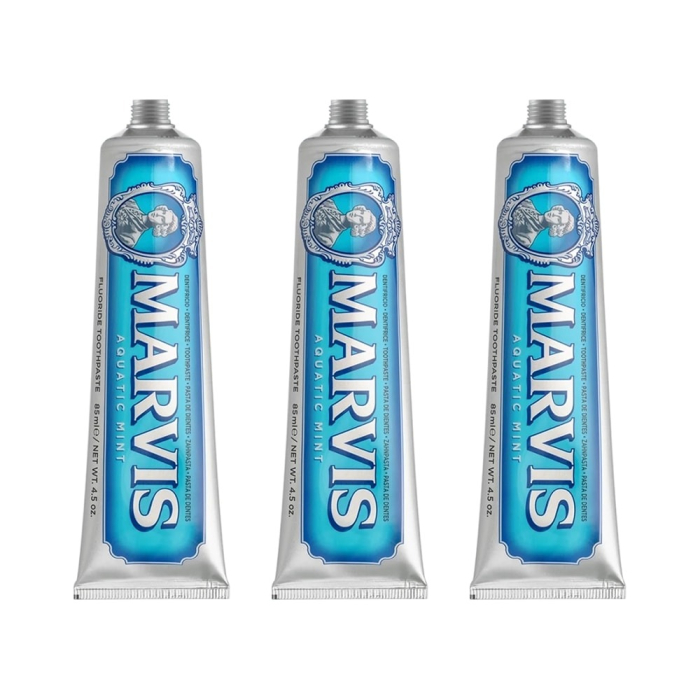 Marvis Tandpasta Aquatic Mint 85 Ml - 3-Pack
