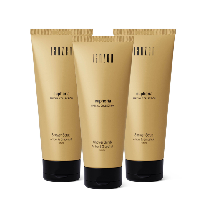 Janzen Shower Scrub Euphoria 3-pack - 3x200ml