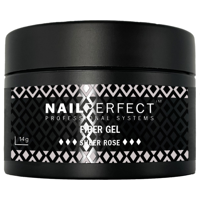 NailPerfect Fiber Gel Sheer Rose - 14gr