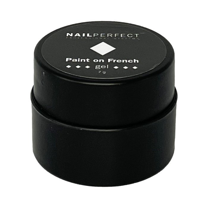 NailPerfect Paint On French Gel (white) - 7gr